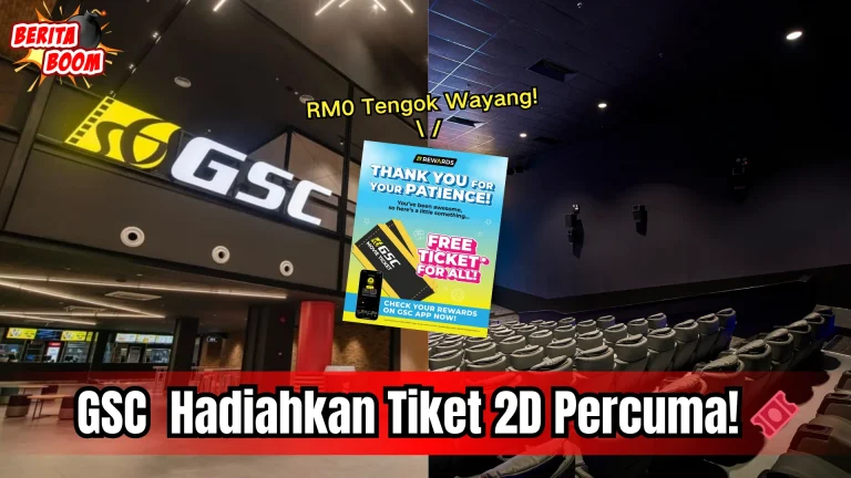🎬 RM0 Tengok Wayang? GSC Senyap-senyap Hadiahkan Tiket 2D Percuma, Masuk Tanpa Bayaran! 🎟️